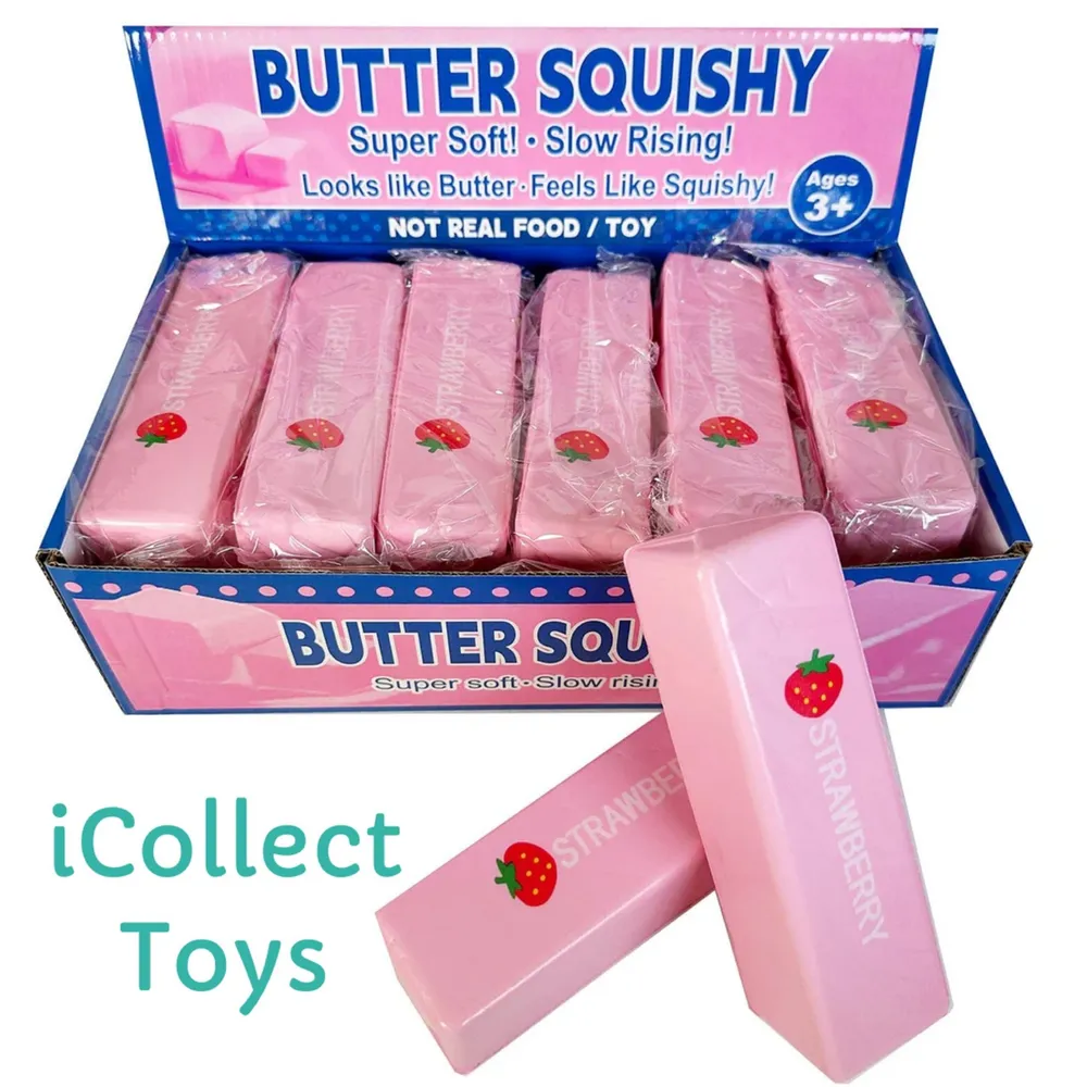 Viral Strawberry Butter Squishy 5"