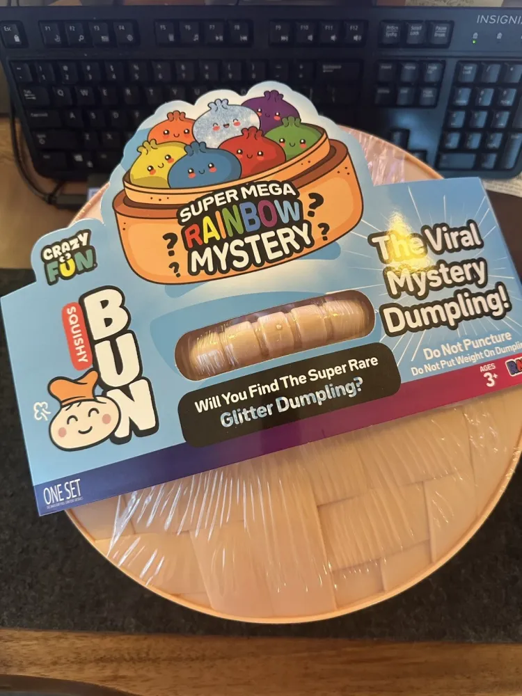 Viral Super Mega Jumbo Rainbow Mystery Squishy Dumpling 12"