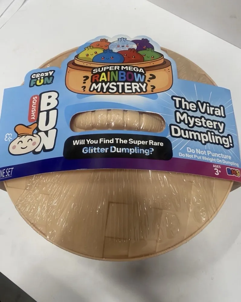 Viral Super Mega Jumbo Rainbow Mystery Squishy Bun Dumpling 12" — photo 2