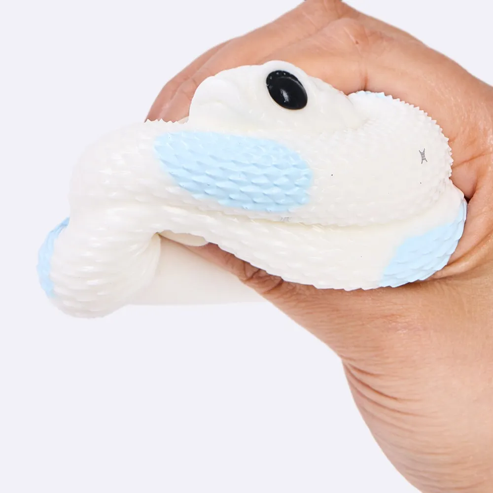White-blue Snake Taba Squishy — photo 2