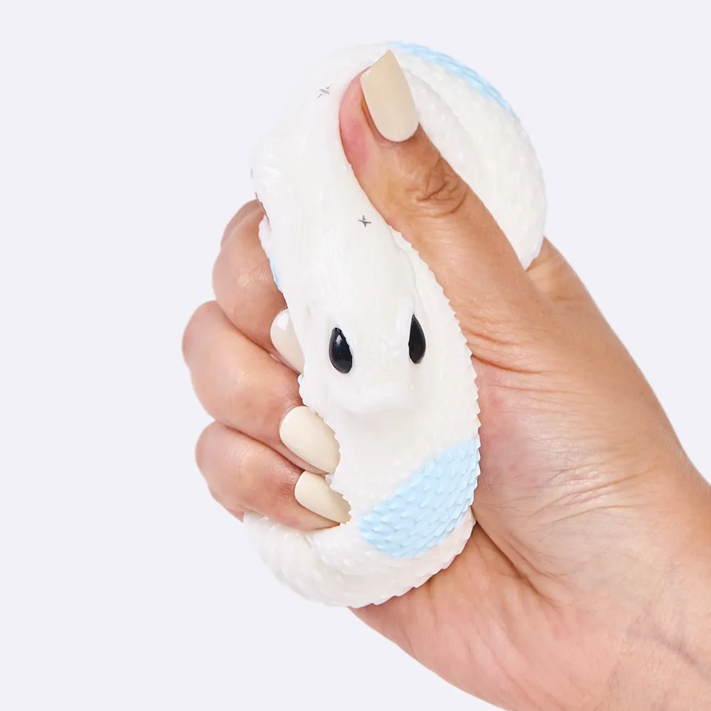 White-blue Snake Taba Squishy — photo 3