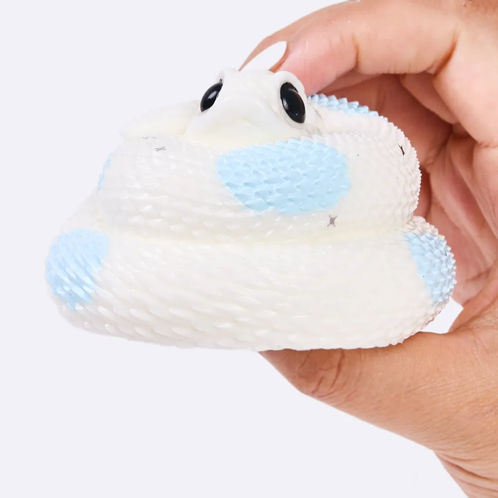 White-blue Snake Taba Squishy — photo 4