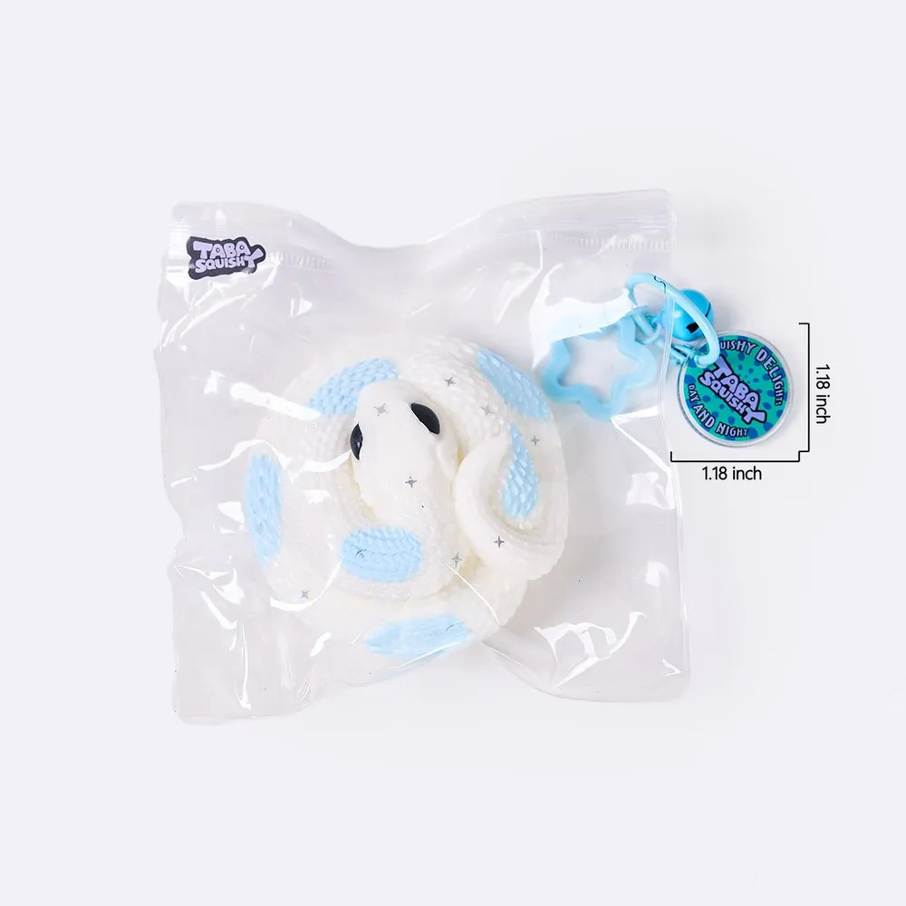 White-blue Snake Taba Squishy — photo 6