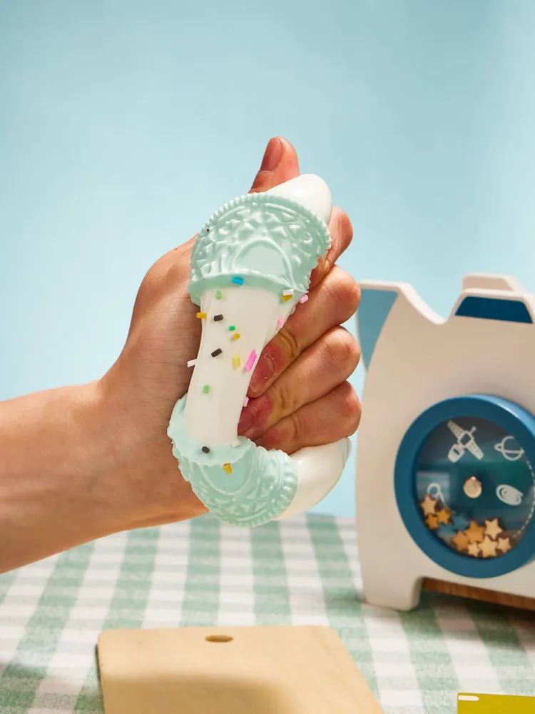 White-blue Stretchy Cookie Sandwich Taba Squishy — photo 2