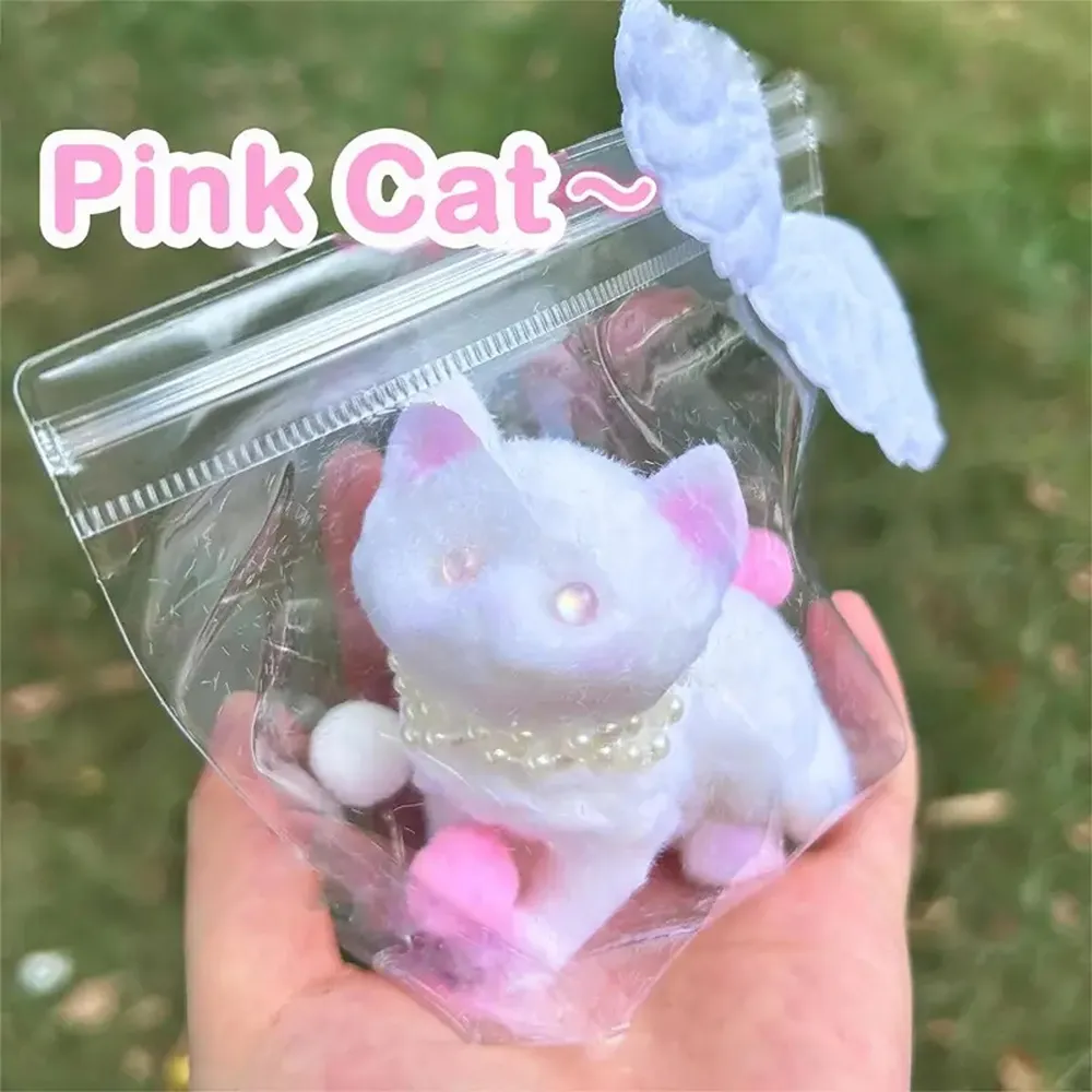White Cat Kitten Mochi Squishy