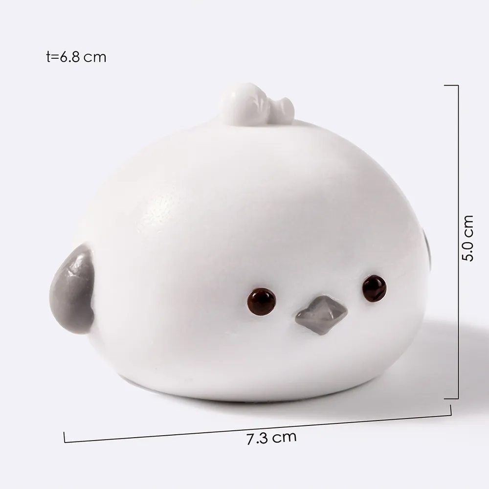 White Chick Mochi Taba Squishy — photo 2