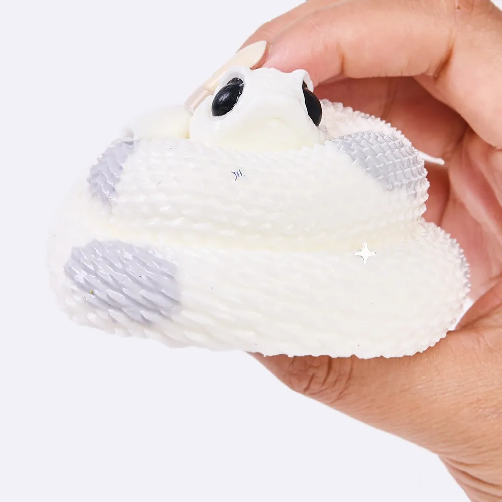White-gray Snake Taba Squishy — photo 4