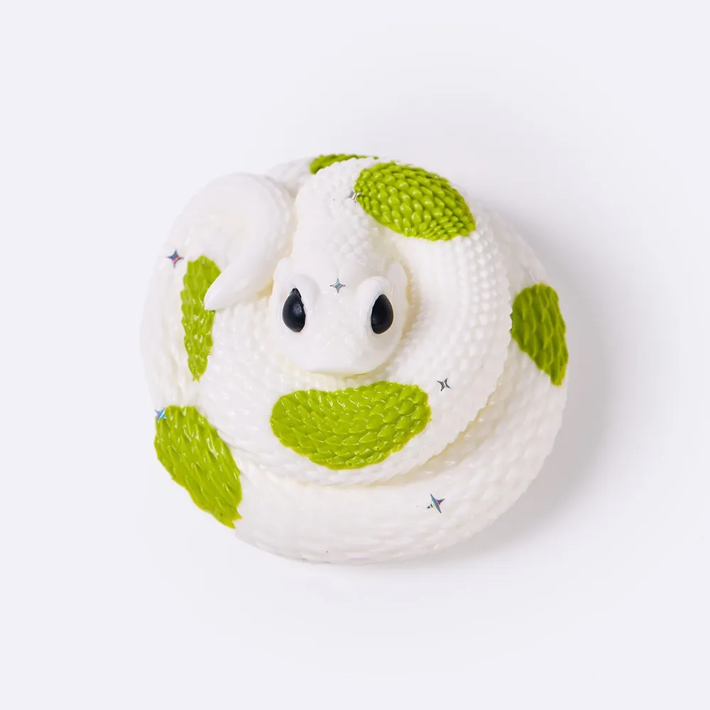 White-green Snake Taba Squishy