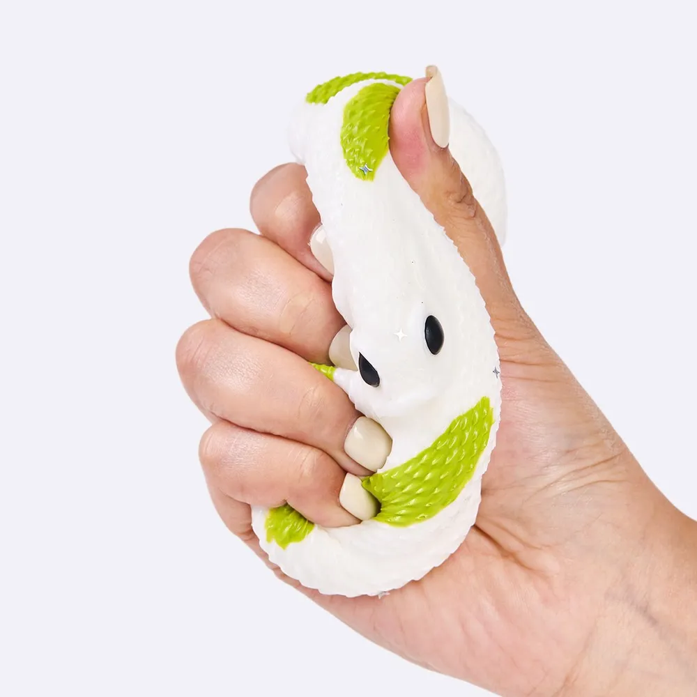 White-green Snake Taba Squishy — photo 3