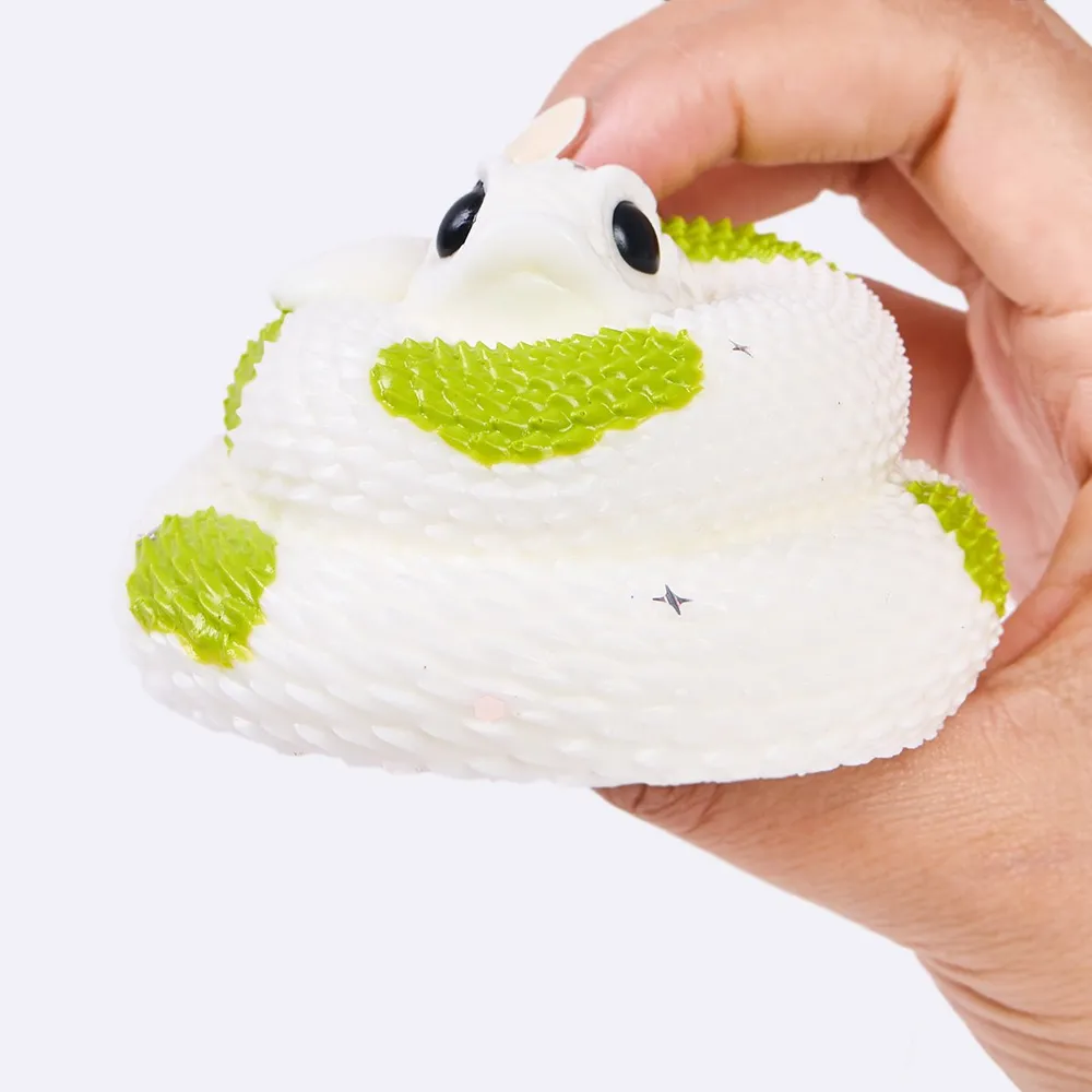 White-green Snake Taba Squishy — photo 4