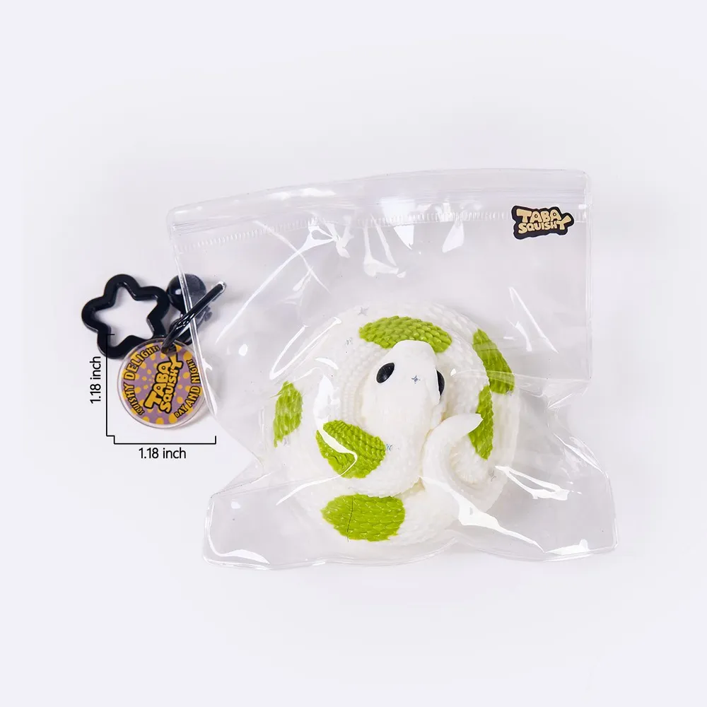 White-green Snake Taba Squishy — photo 6