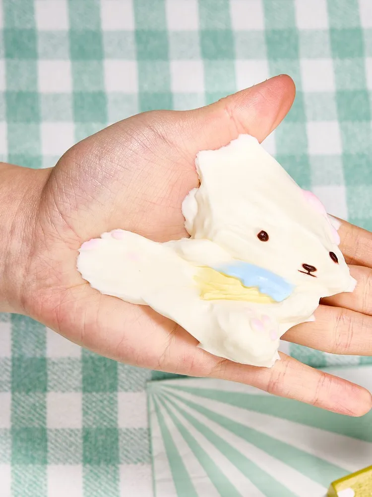 White Icecream Dog Taba Squishy — photo 3