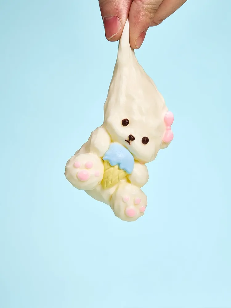 White Icecream Dog Taba Squishy — photo 4