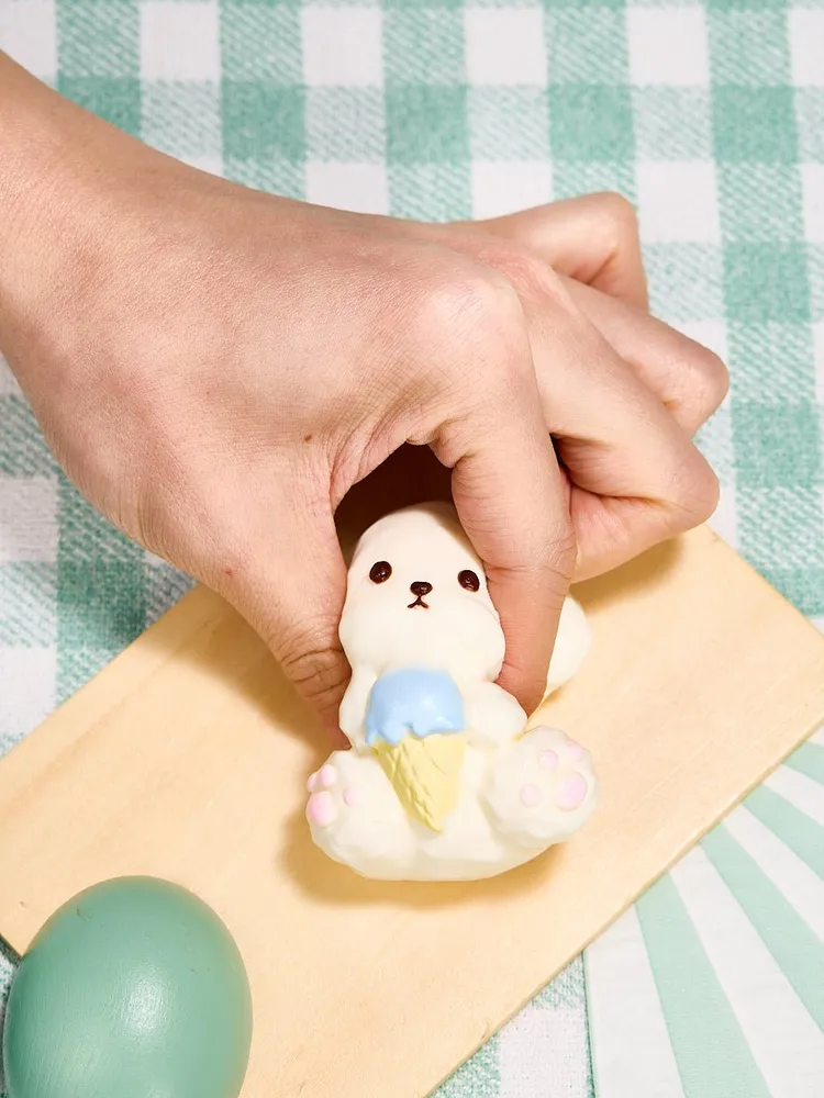 White Icecream Dog Taba Squishy — photo 6