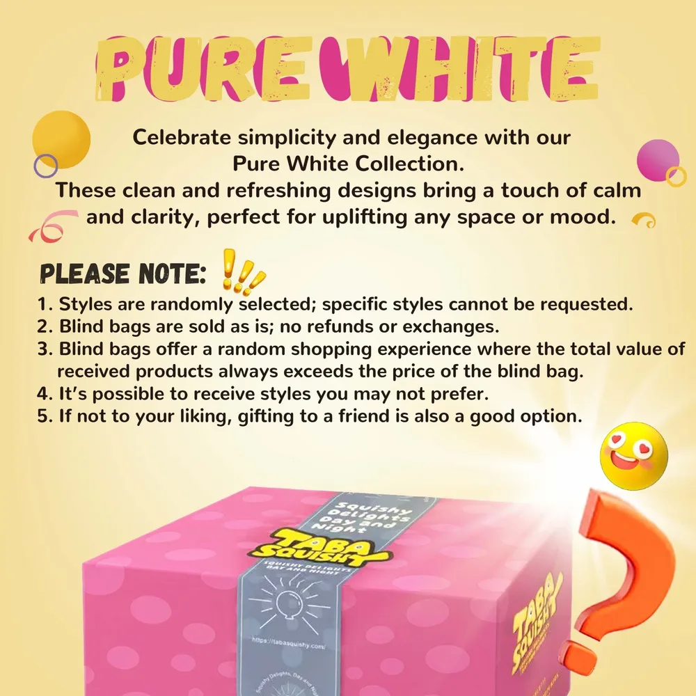 White Series Blind Bag Taba Squishy — photo 2