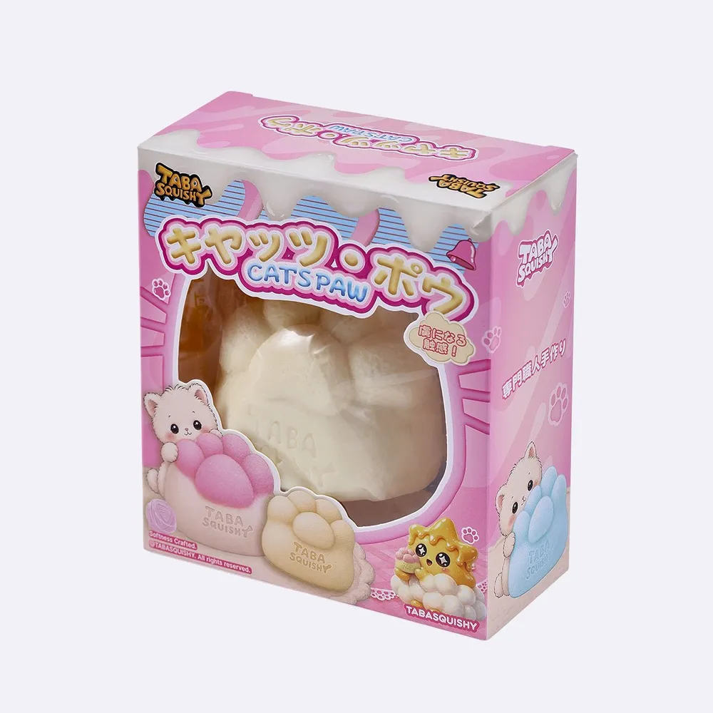 Yellow Cat Paw Taba Squishy — photo 3