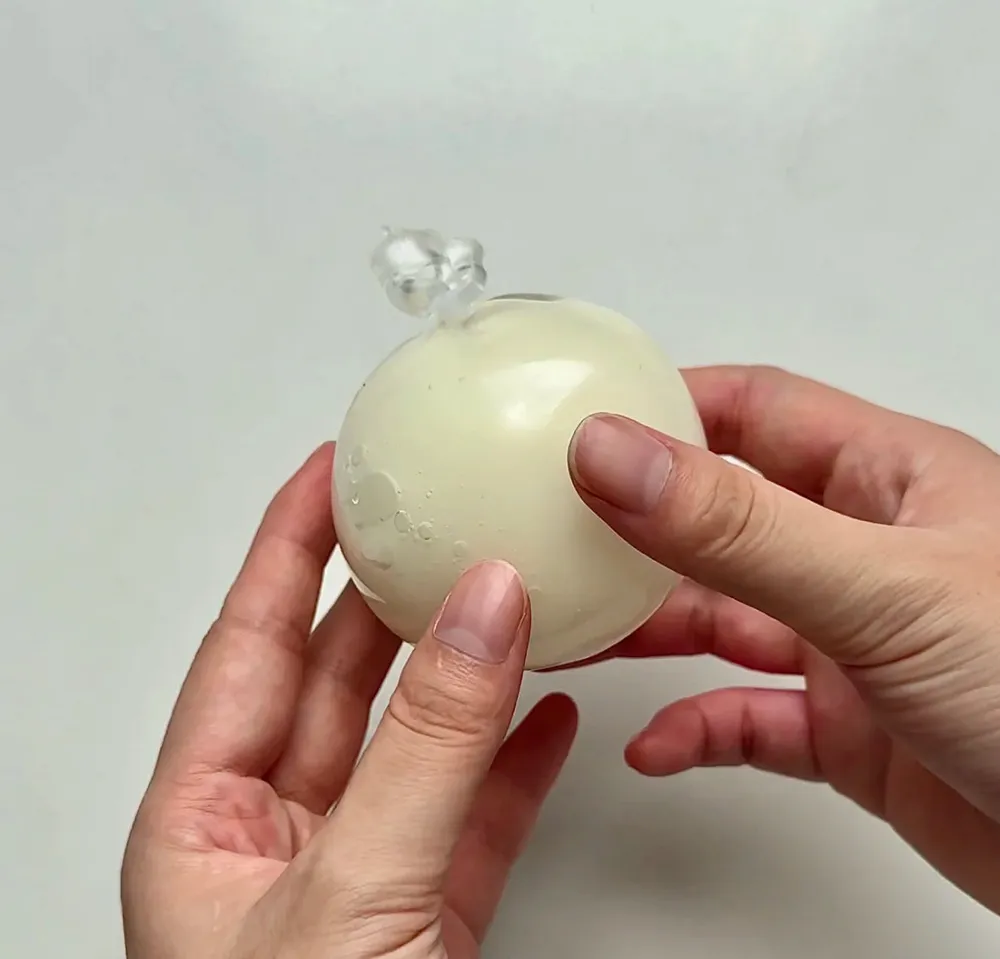 Yellow Cracking Wax ball Squishy Fidget Toy(Can’t Guarantee Perfect Uncracked Delivery) — photo 2