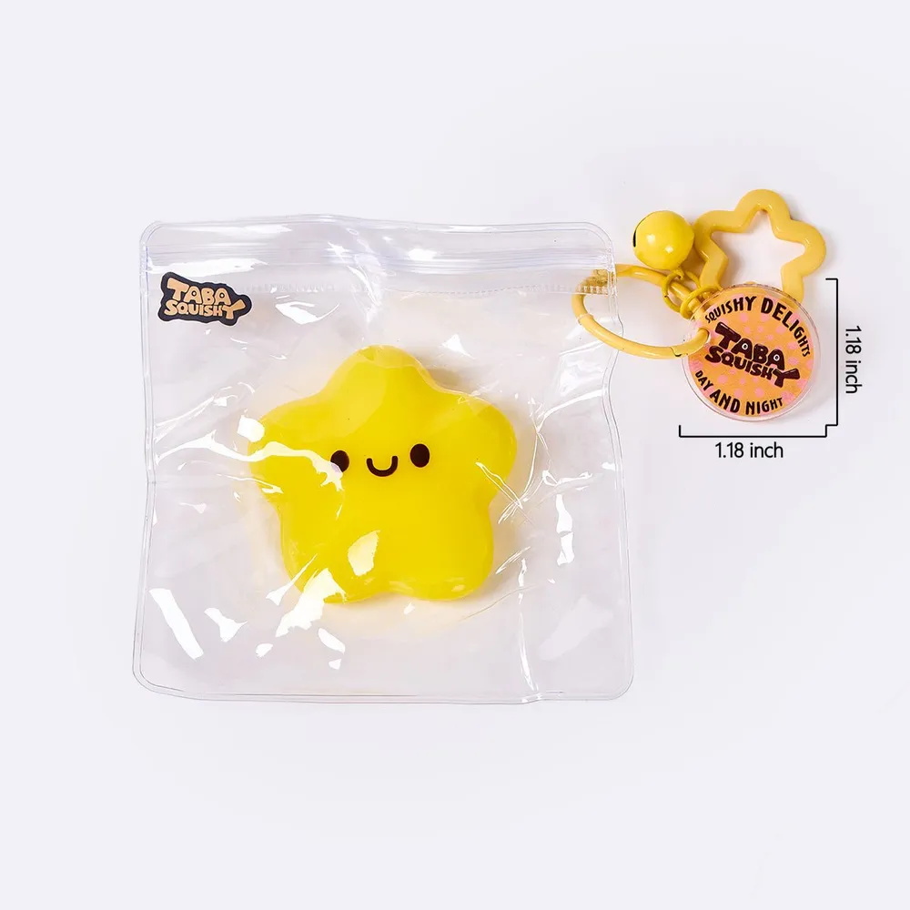 Yellow Star Taba Squishy - Playdough Like — photo 6