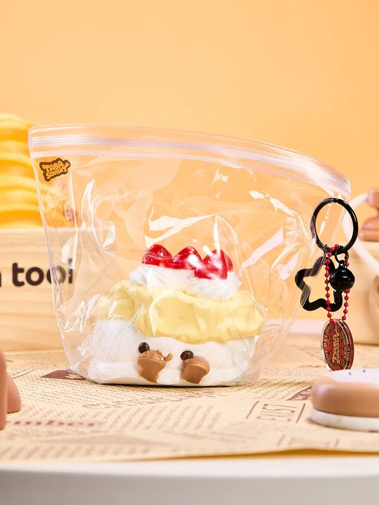 Yellow Strawberry Tart Cake Taba Squishy — photo 5