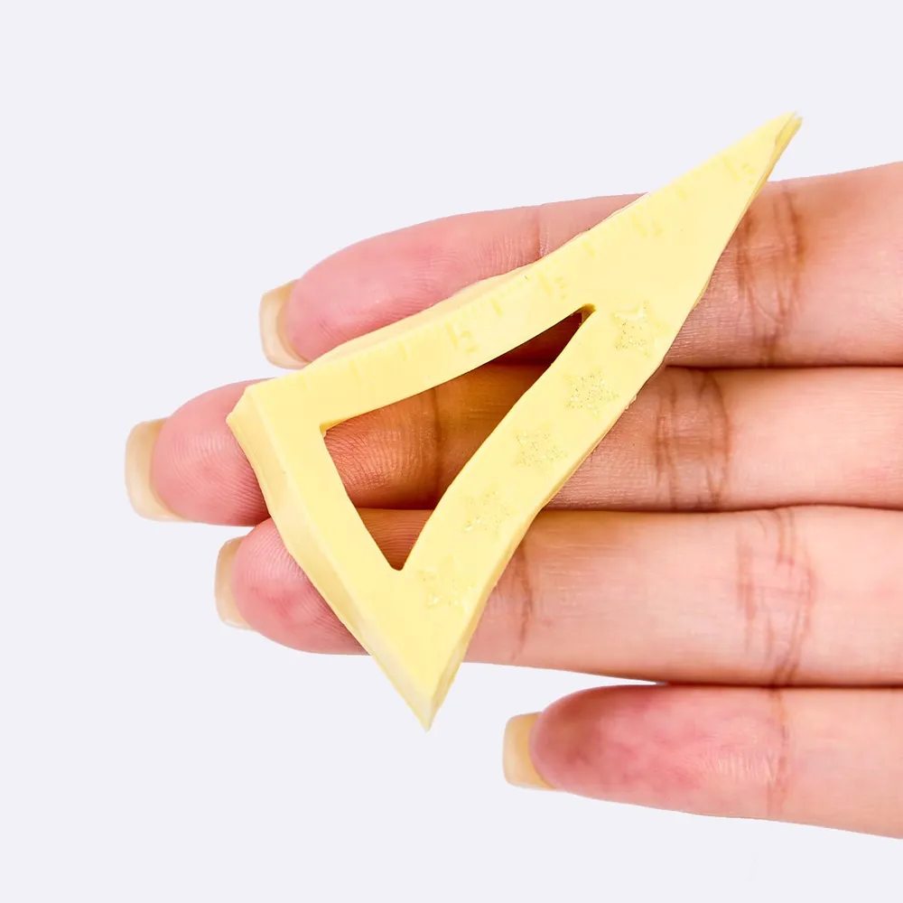 Yellow Triangle Ruler Taba Squishy — photo 4